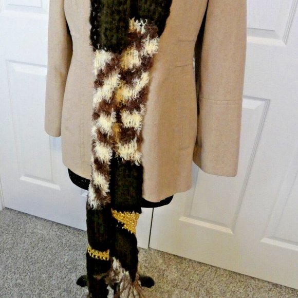 OOAK Scarf 105x5 Extra Long Unique Handmade Crochet Knit Men Women Winter NWT - Picture 6 of 10